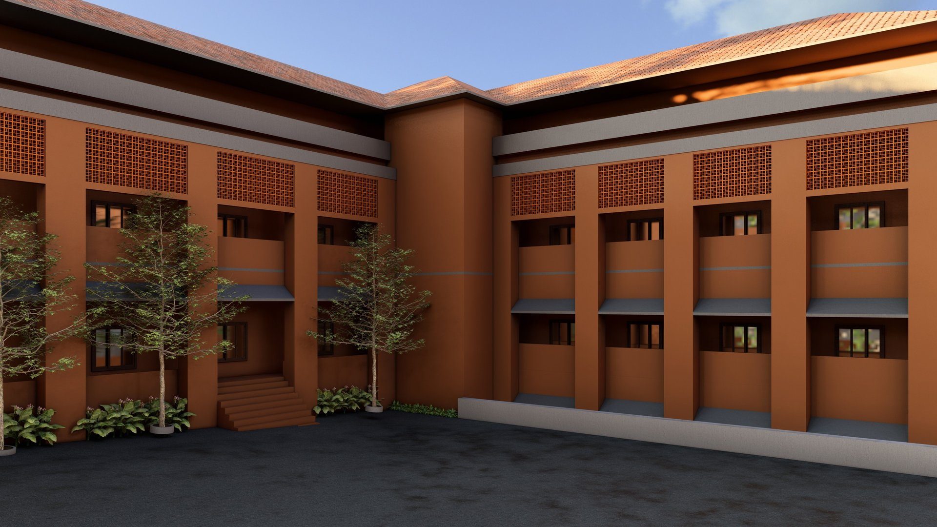 AVAH Academic Block Front View