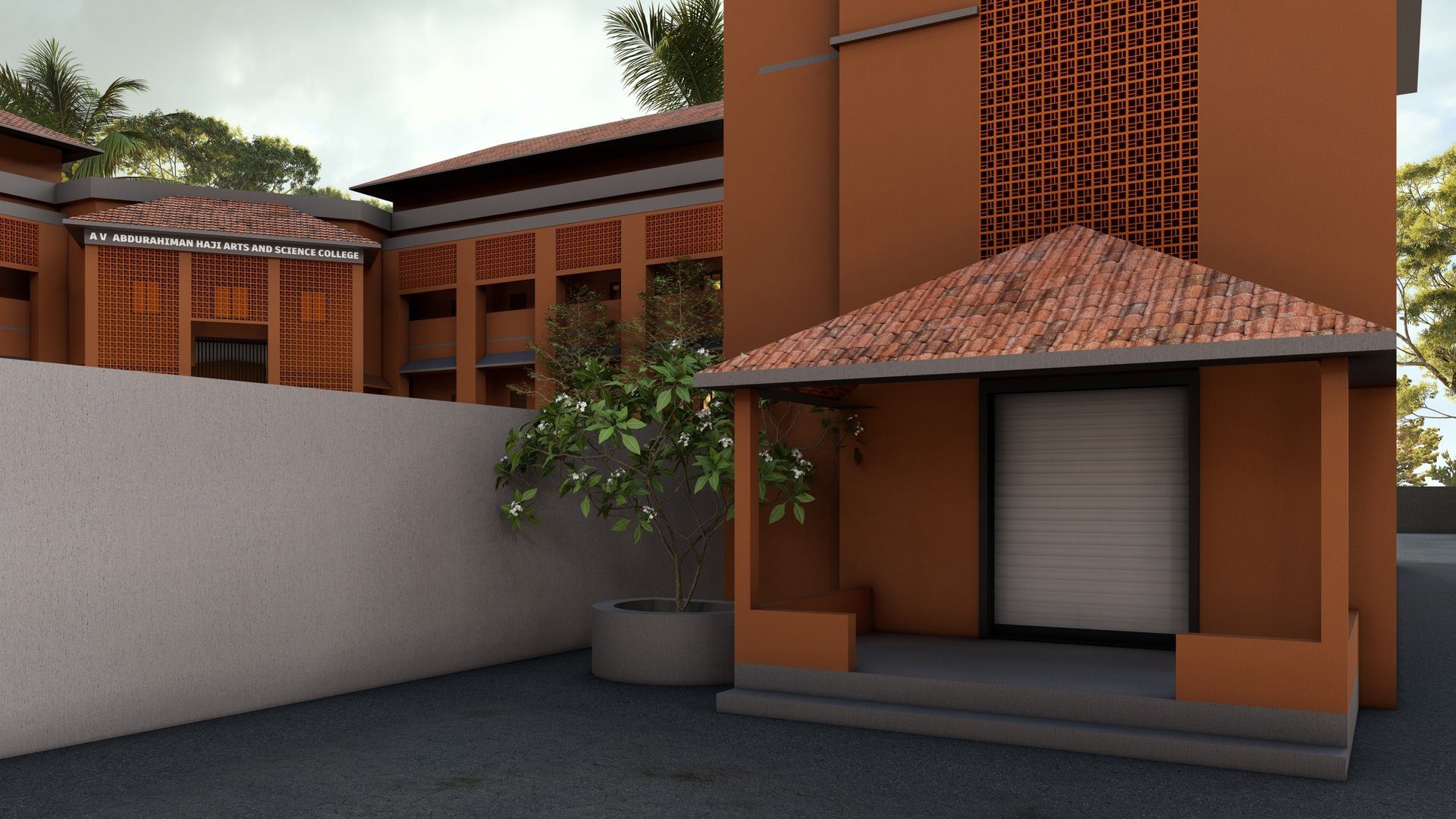 AVAH Campus Side View